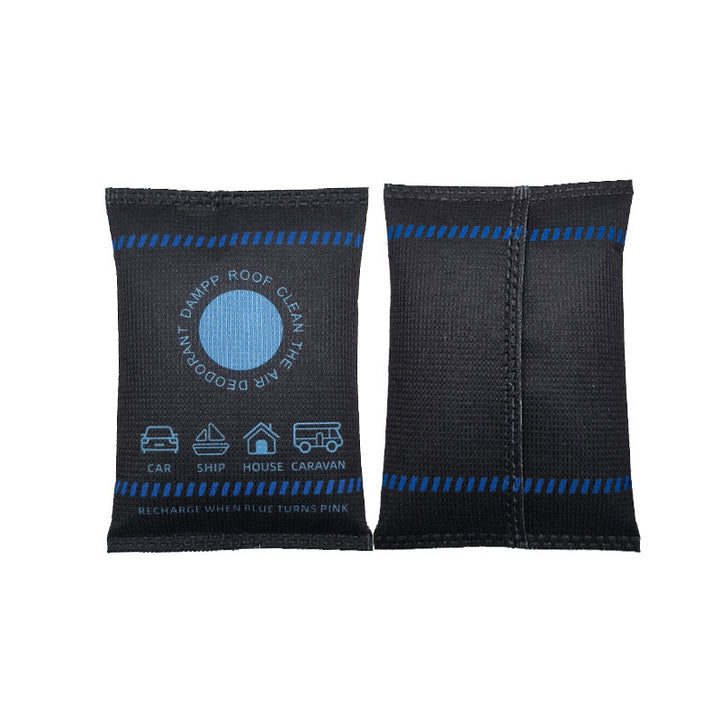 Color-changing dehumidifier bag with silica gel