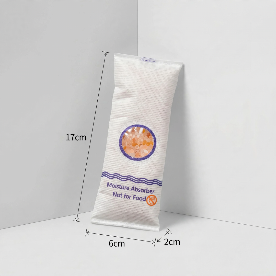 Silica gel dehumidifier bag with color indicator, 400g