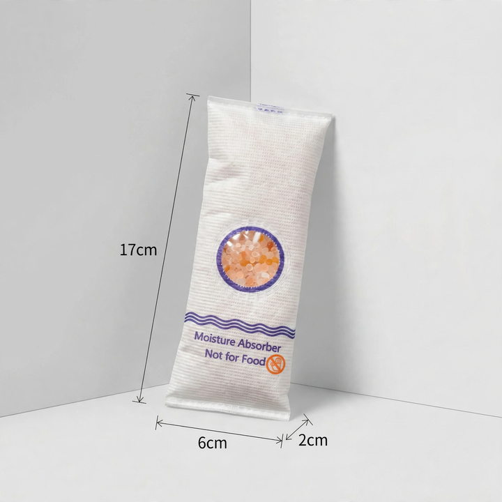 Silica gel dehumidifier bag with color indicator, 400g