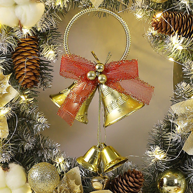 Decorative Christmas wreath with lighting