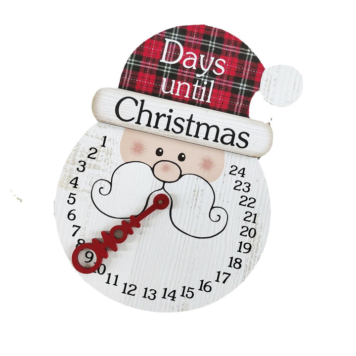 Wooden Advent Calendar for Hanging, Christmas Decoration
