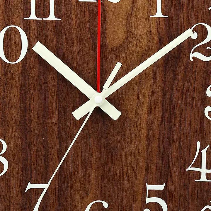 Stornfield | Glowtic Illuminating Wall Clock | Wooden Design | Silent | Night Light | Nordic Style | Gift Idea