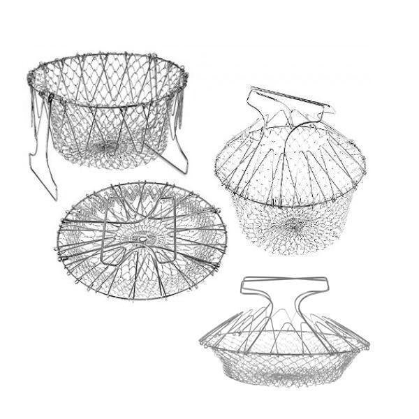 12-in-1 Flexible Kitchen Basket Stainless Steel | Stornfield