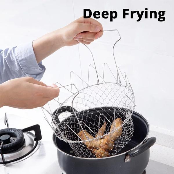 12-in-1 Flexible Kitchen Basket Stainless Steel | Stornfield