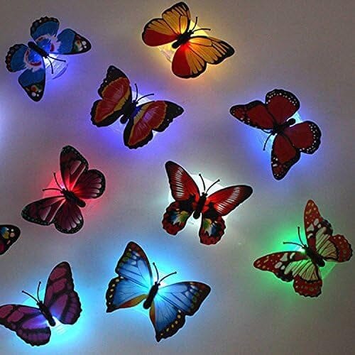 Stornfield | 12-Pack: Decorative LED Butterfly Night Light
