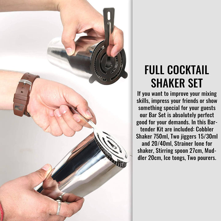 Stornfield | 12-Piece Cocktail Shaker Set