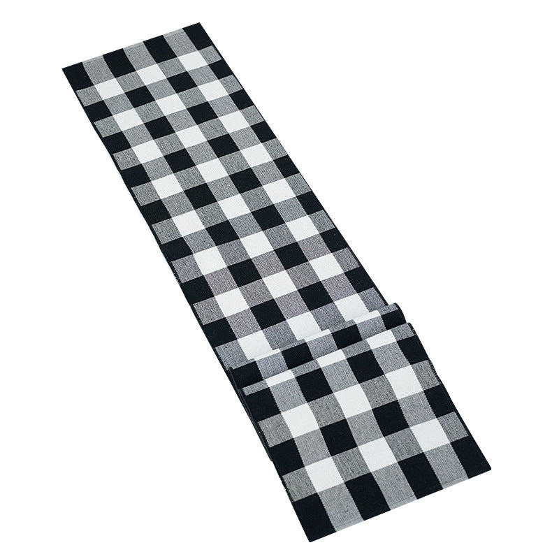 Woven table placemat in buffalo check made of cotton blend Stornfield