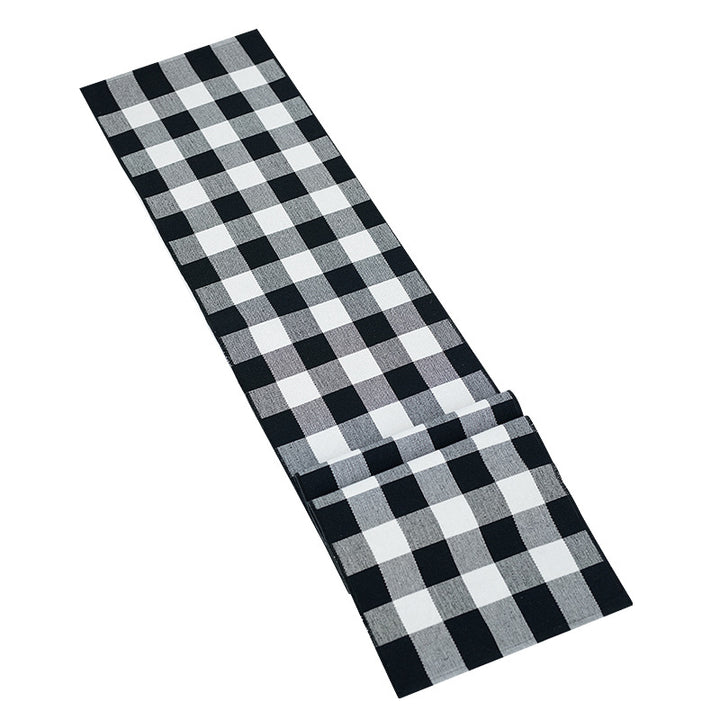 Woven table placemat in buffalo check made of cotton blend Stornfield