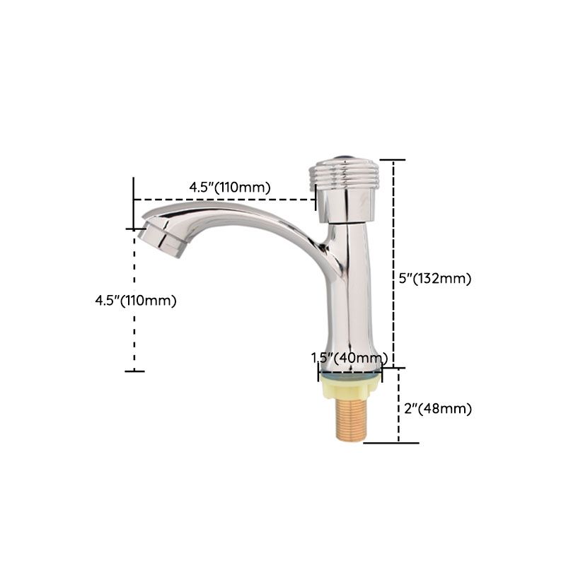 Stornfield | Modern Bathroom Faucet with Chrome Knob Handle and Basin Faucet with Water Hose