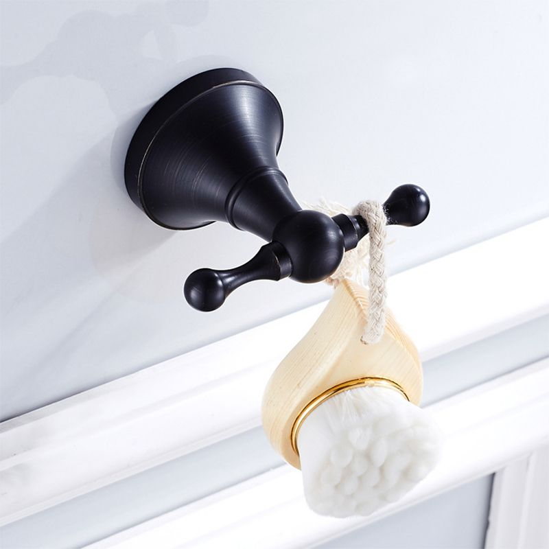 Stornfield | 4-Piece Metal Bathroom Set Traditional Style Black Bathroom Accessory Set