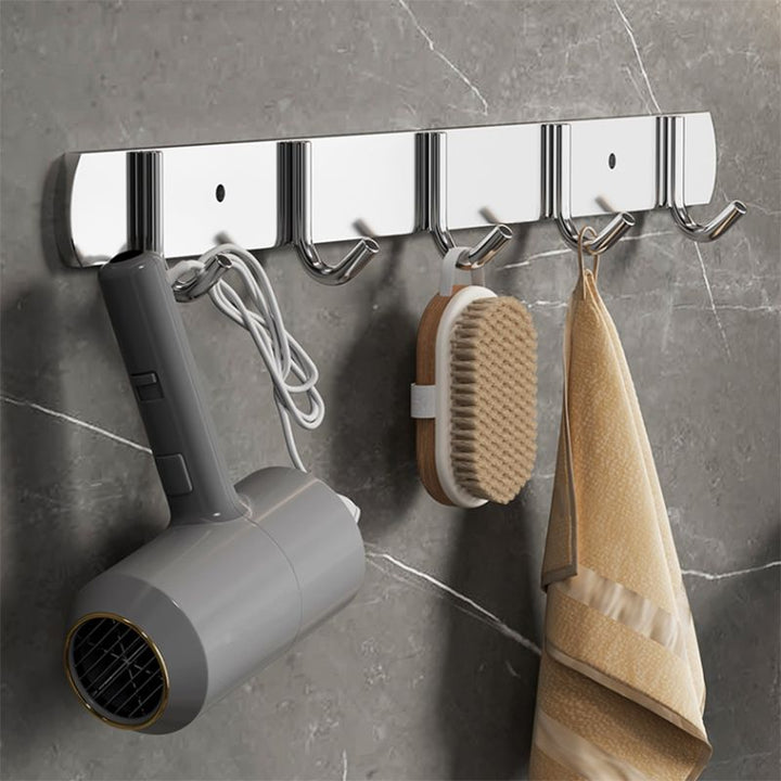 Stornfield | Modern Polished Chrome Stainless Steel Bathroom Accessory Set