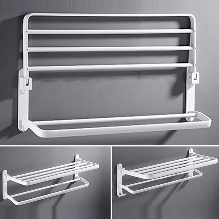 Stornfield | White Bathroom Accessories Hardware Set Modern Bathroom Accessories Set, Towel Rack