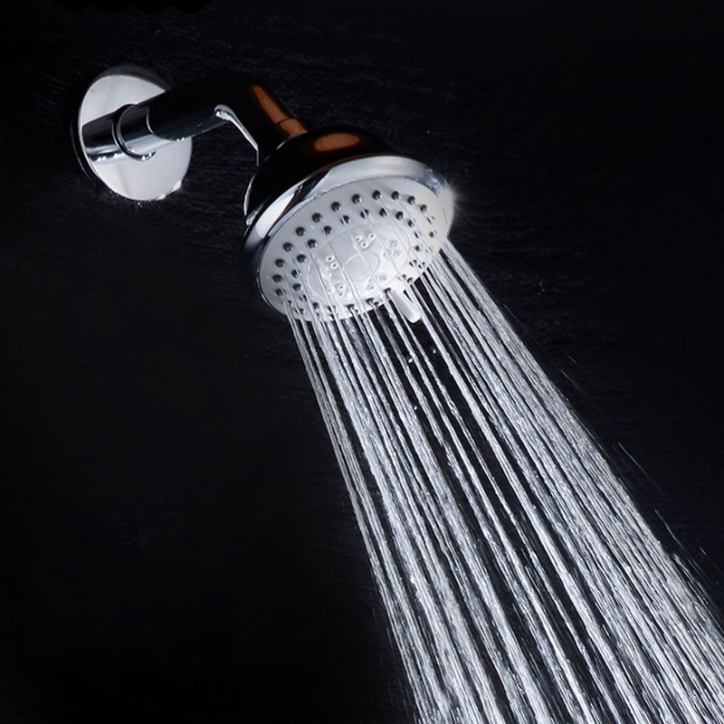 Stornfield | Round shower head made of stainless steel in silver wall-mounted shower head