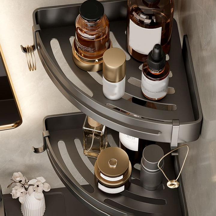 Stornfield | Modern Stainless Steel Bathroom Shelf Bathroom Accessories Set Towel Holder Bathroom Set