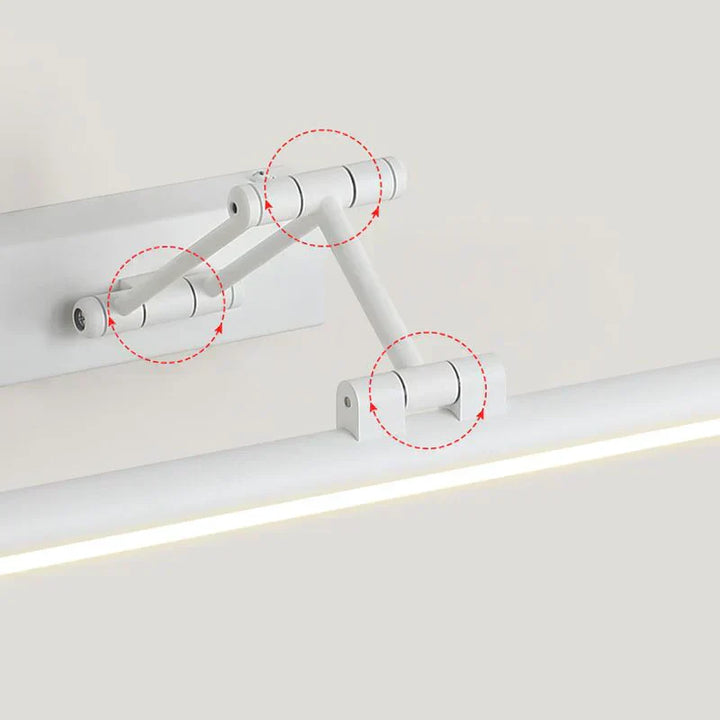 Edge Minimalistic LED Wall Lamp Stornfieldack/White | Modern Design for Bathroom & Indoor Spaces | Metal & Acrylic | Stornfield