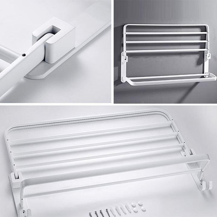 Stornfield | White Bathroom Accessories Hardware Set Modern Bathroom Accessories Set, Towel Rack