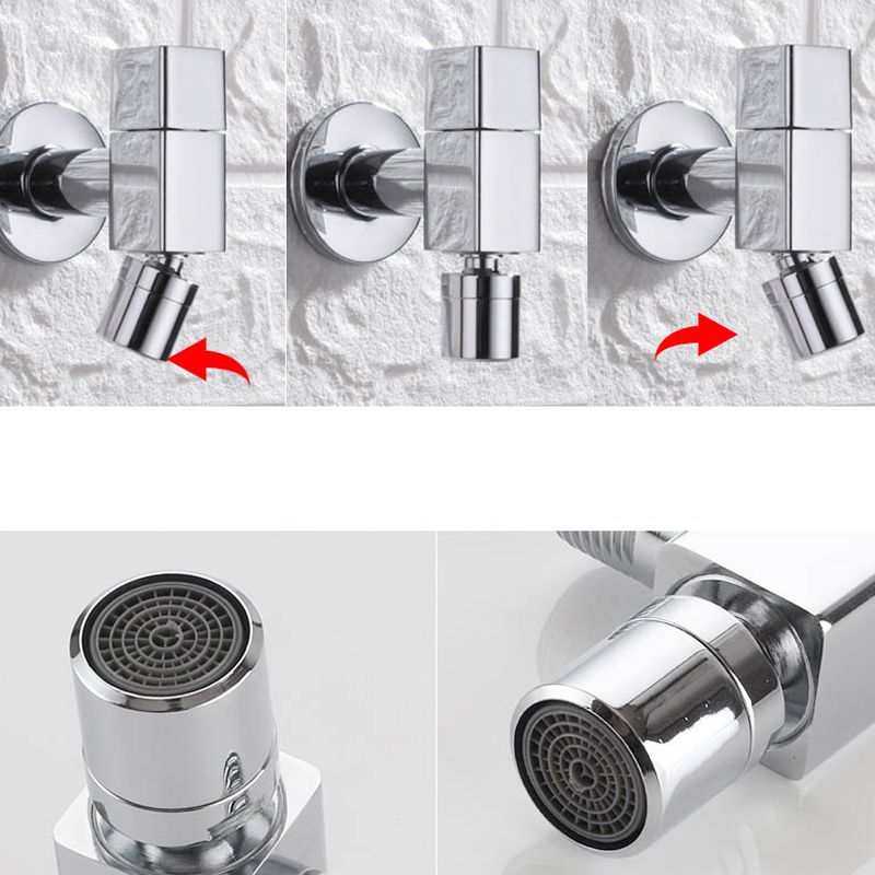 Stornfield | Contemporary Wall Mounted Bathroom Faucet with Knob Handle, Solid Brass, Round Spout