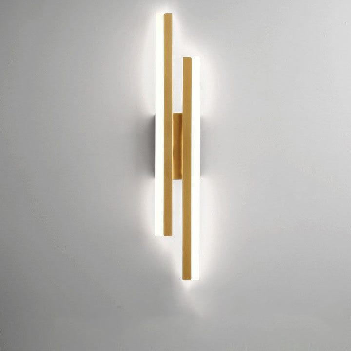 Stornfield | Alana Modern LED Wall Light - Elegant Black/Gold Wall Lighting for Living Room and Bedroom
