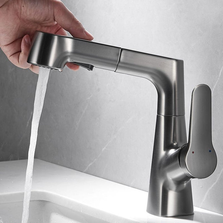 Stornfield | Extendable Vessel Water Tap Modern Sink Faucet with a Lever Handle