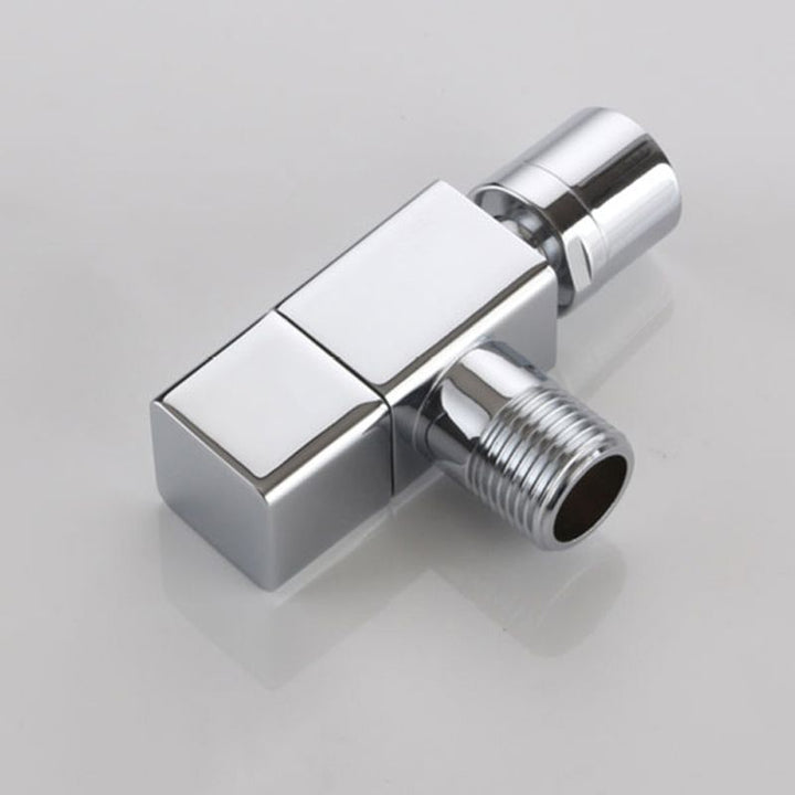 Stornfield | Contemporary Wall Mounted Bathroom Faucet with Knob Handle, Solid Brass, Round Spout