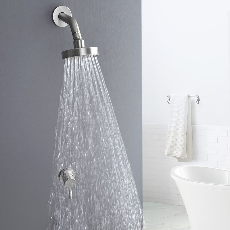 Stornfield | Douche en acier inoxydable combinaison douche ronde tête de douche fixe avec bras de douche