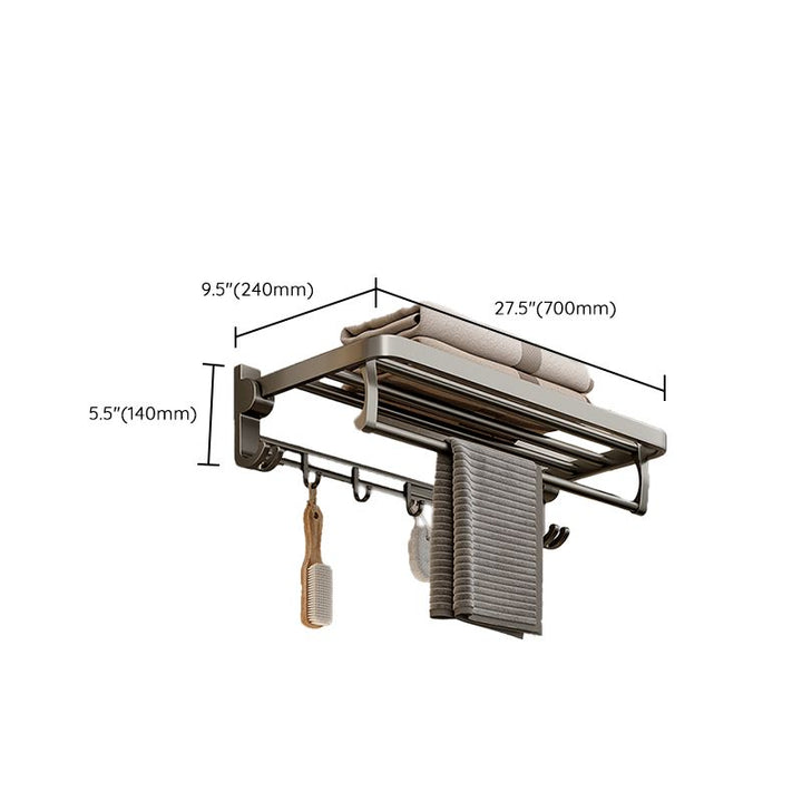 Stornfield | Modern Stainless Steel Bathroom Shelf Bathroom Accessories Set Towel Holder Bathroom Set