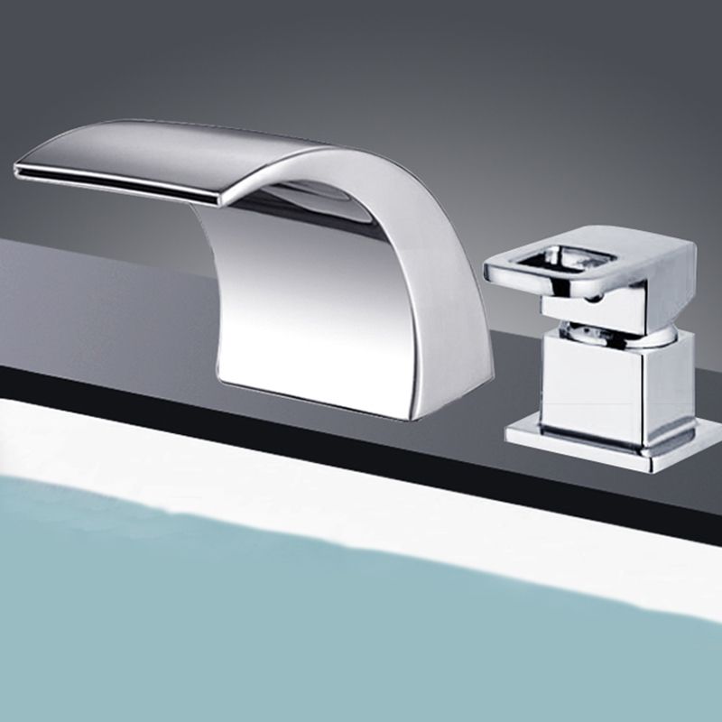 Stornfield | Modern Brass Roman Bathtub Faucet Waterfall Spout Bathtub Faucet
