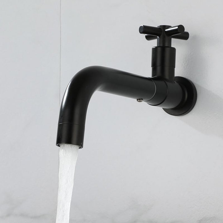 Stornfield | 1-Handle Modern Wall Mount Lavatory Faucet, 1-Hole Bathroom Tap