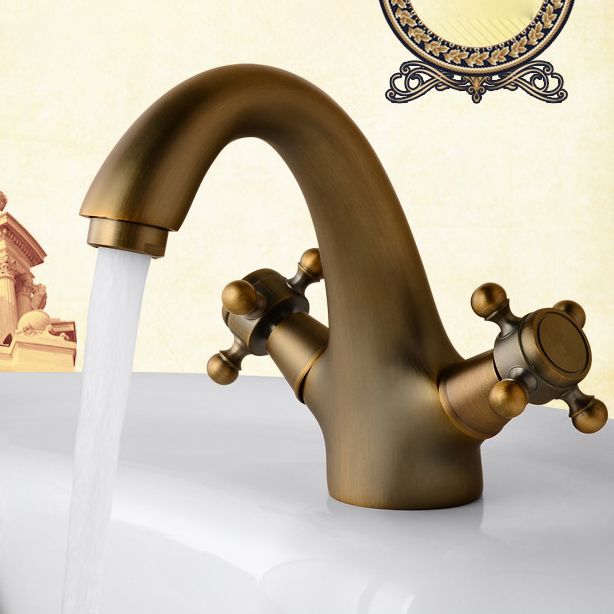 Stornfield | Industrial Widespread Two-Handle Cross Faucet