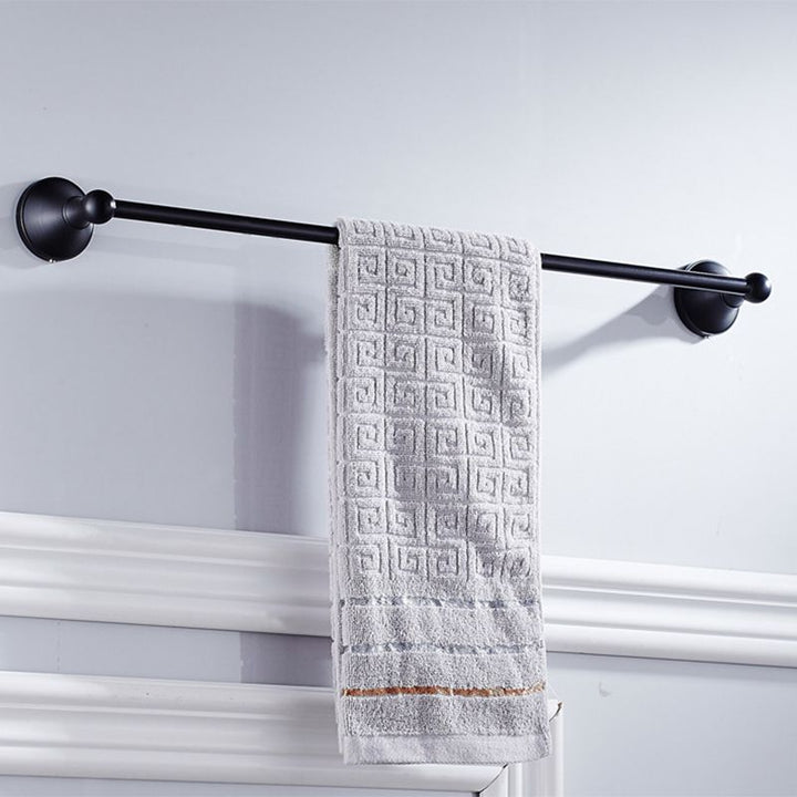 Stornfield | 4-Piece Metal Bathroom Set Traditional Style Black Bathroom Accessory Set