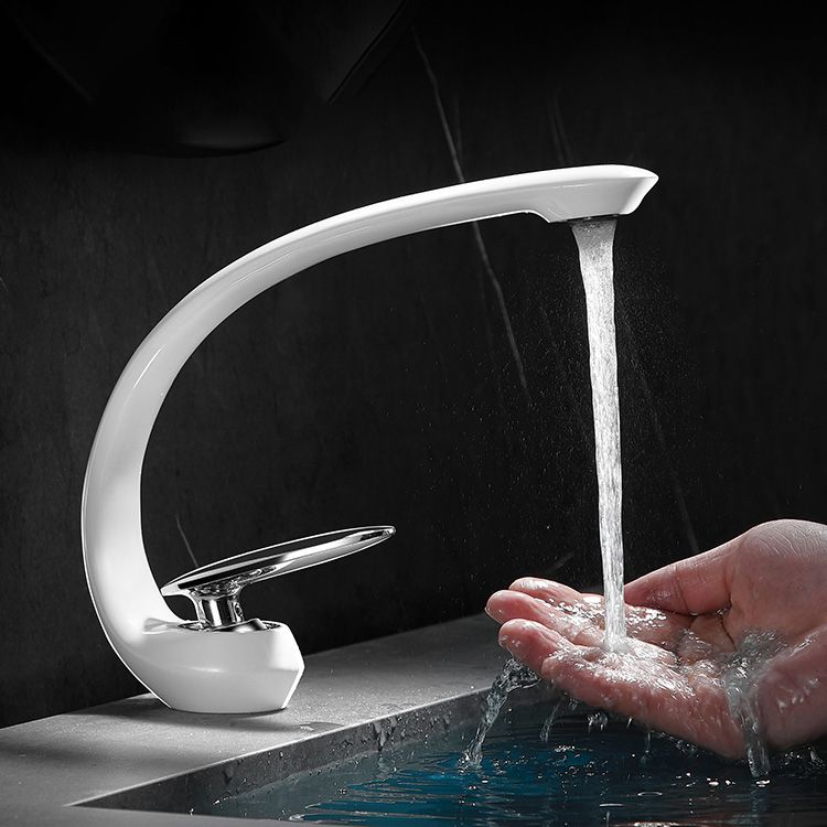 Stornfield | Single Handle Waterfall Bathroom Basin Faucet in Brass