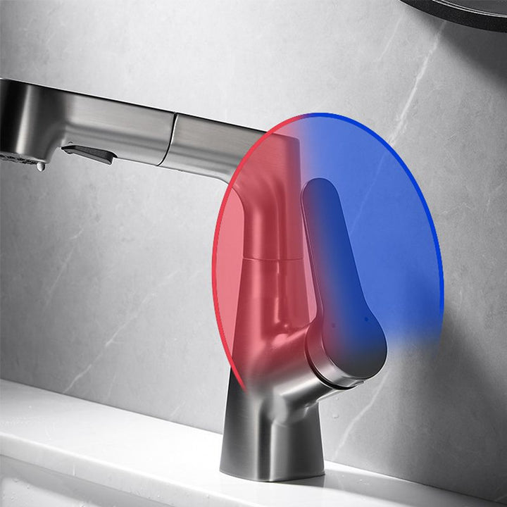 Stornfield | Extendable Vessel Water Tap Modern Sink Faucet with a Lever Handle