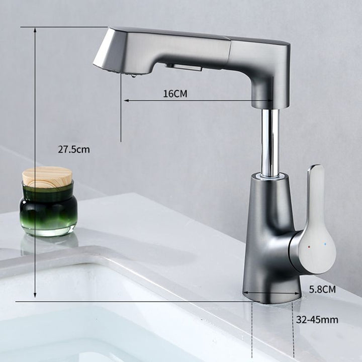 Stornfield | Modern Faucet Solid Copper Centre Mounted Bathroom Faucet