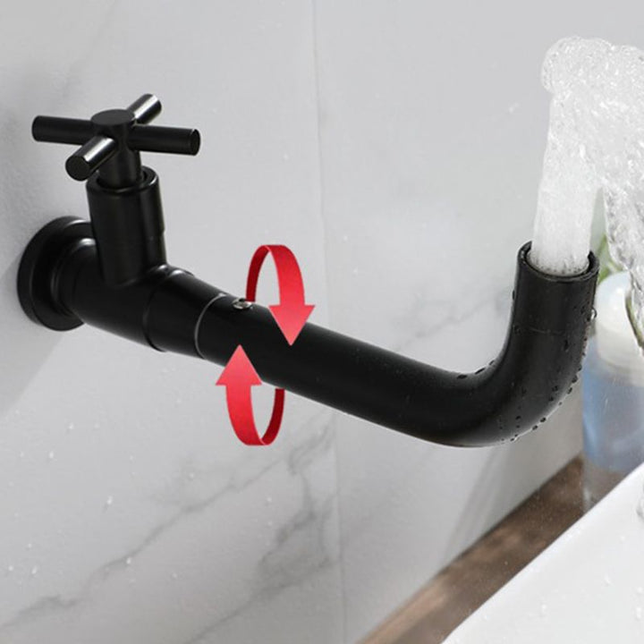 Stornfield | 1-Handle Modern Wall Mount Lavatory Faucet, 1-Hole Bathroom Tap