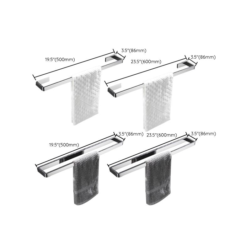 Stornfield | 5-piece modern bathroom accessories as single item or in set Polished chrome bathroom set