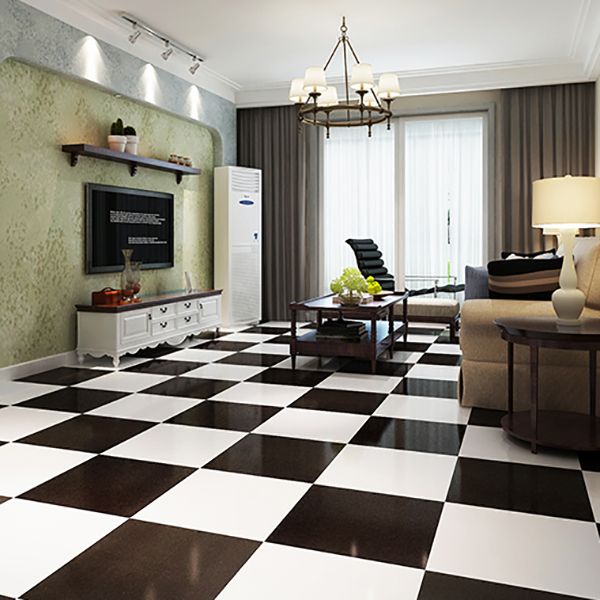 Stornfield | Smooth PVC Floor Covering Peel and Stick Waterproof Square Vinyl Flooring