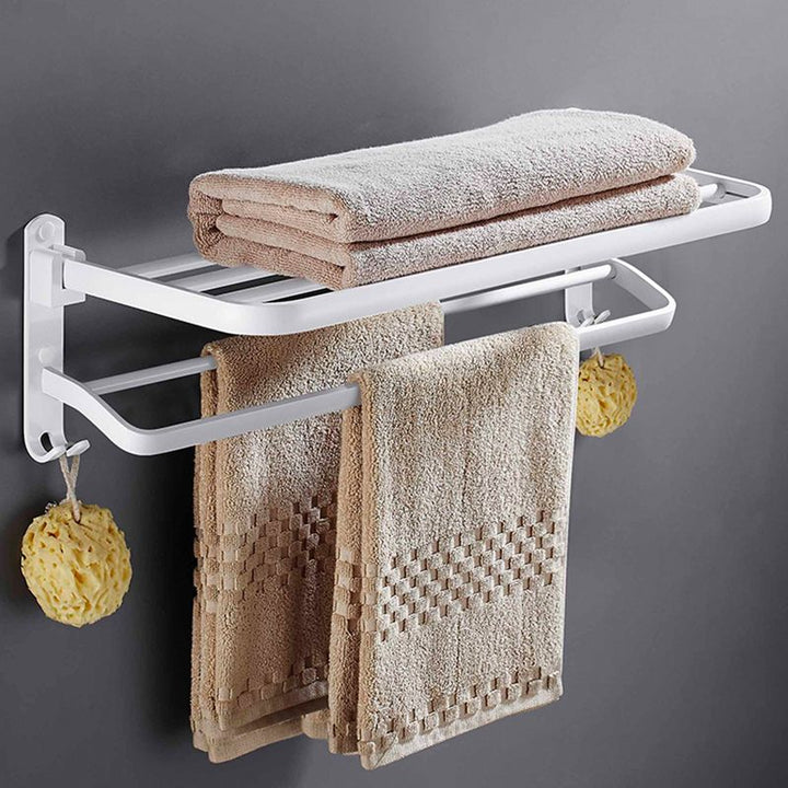 Stornfield | White Bathroom Accessories Hardware Set Modern Bathroom Accessories Set, Towel Rack