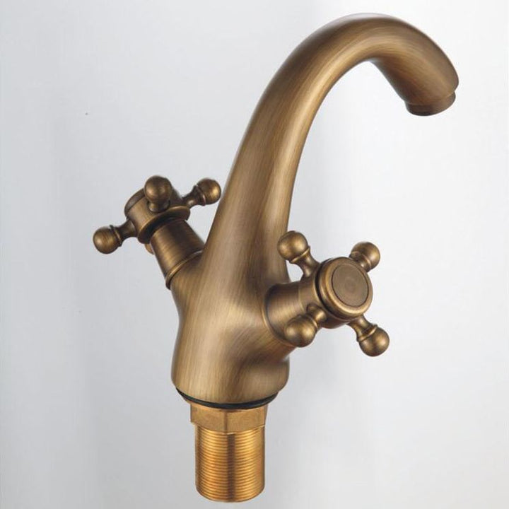 Stornfield | Industrial Widespread Two-Handle Cross Faucet