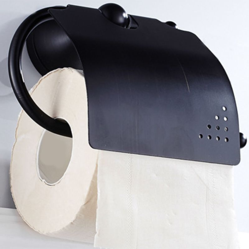 Stornfield | 4-Piece Metal Bathroom Set Traditional Style Black Bathroom Accessory Set