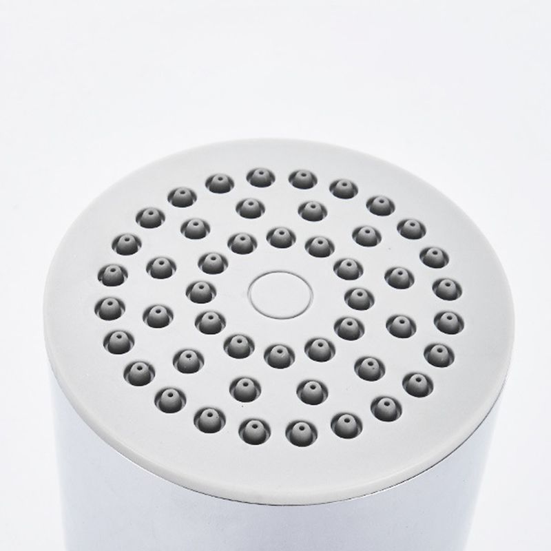 Stornfield | Round shower head made of stainless steel in silver wall-mounted shower head