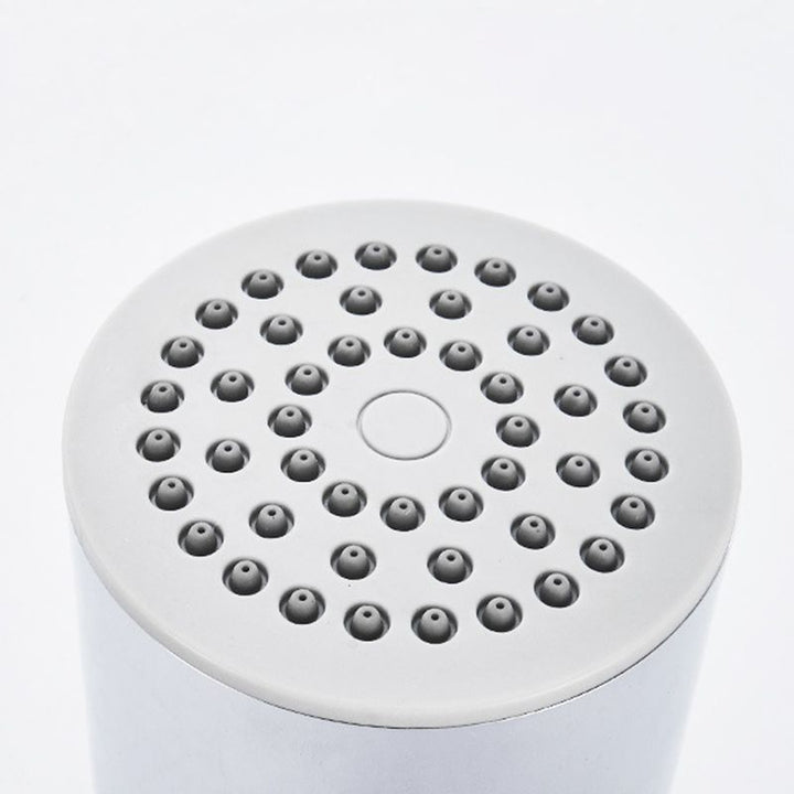 Stornfield | Round shower head made of stainless steel in silver wall-mounted shower head