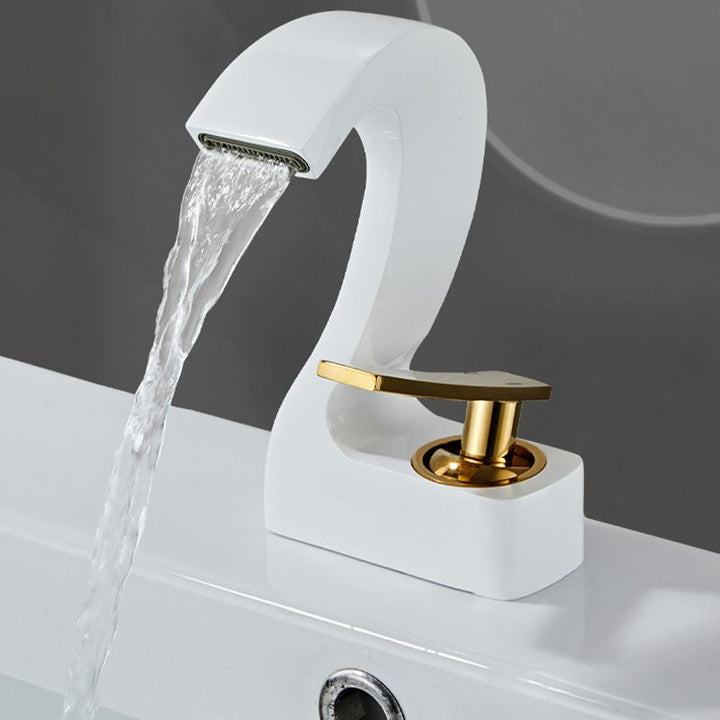 Stornfield | Modern Single-Lever Basin Faucet Bathroom Brass Central Faucet
