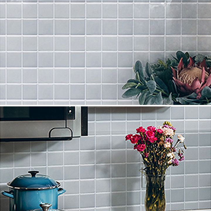 Stornfield | Waterproof Self-Adhesive White Mosaic Tiles for Kitchen Backsplash