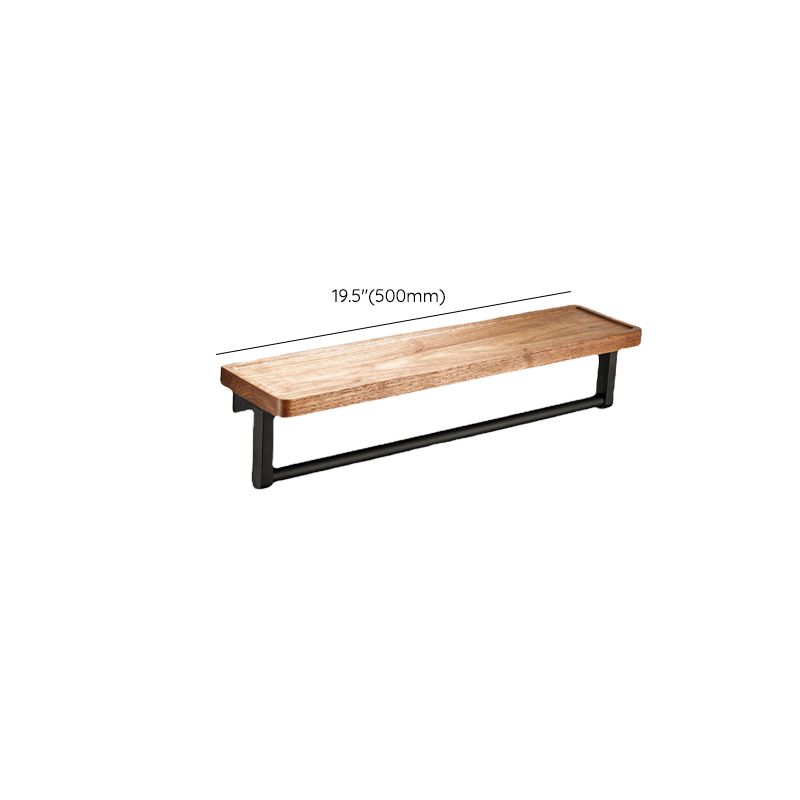 Stornfield | Wood and Aluminum Bath Accessory Set Black Bathroom Accessory Kit