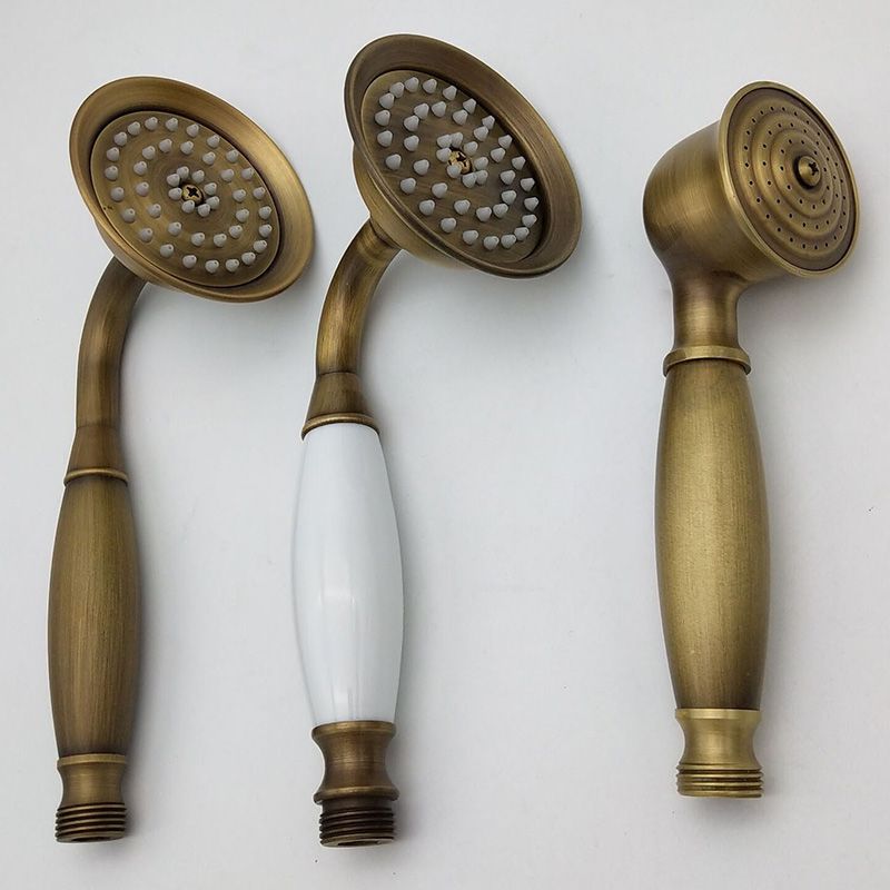 Stornfield | Traditional Handheld Shower Head with Hose Polished Brass Wall Mounted Shower Head