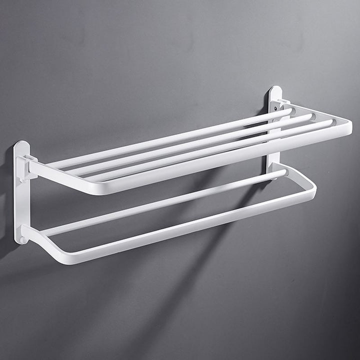 Stornfield | White Bathroom Accessories Hardware Set Modern Bathroom Accessories Set, Towel Rack