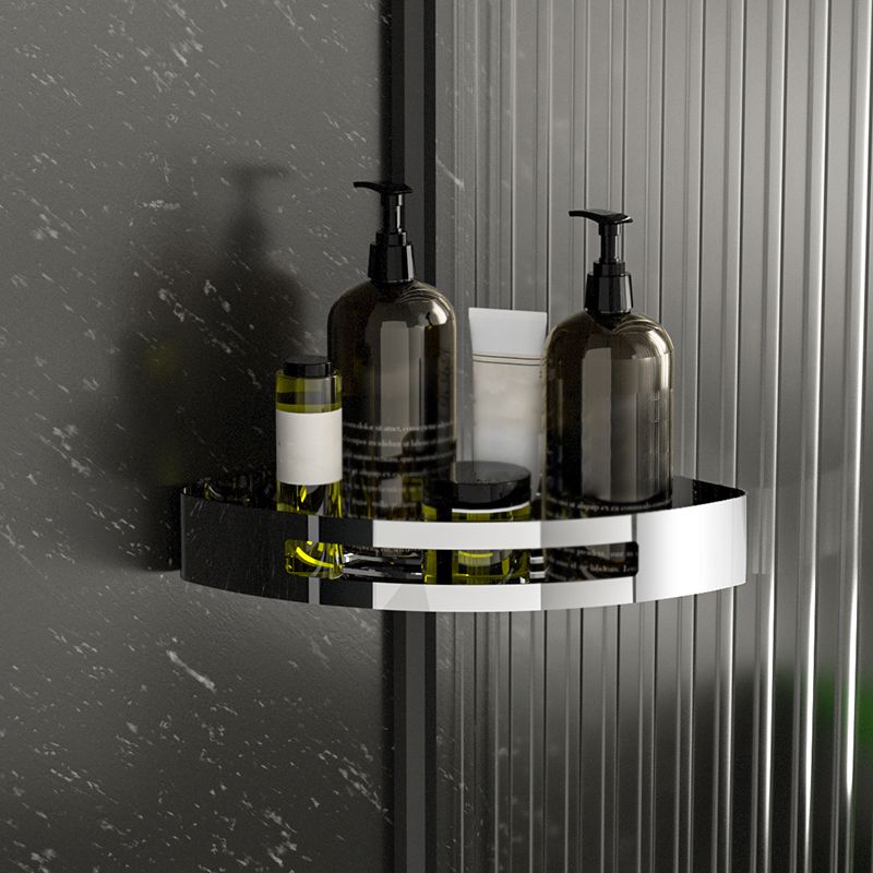 Stornfield | Polished Chrome Modern Bathroom Accessory Set Stainless Steel Triangular Bath Shelf