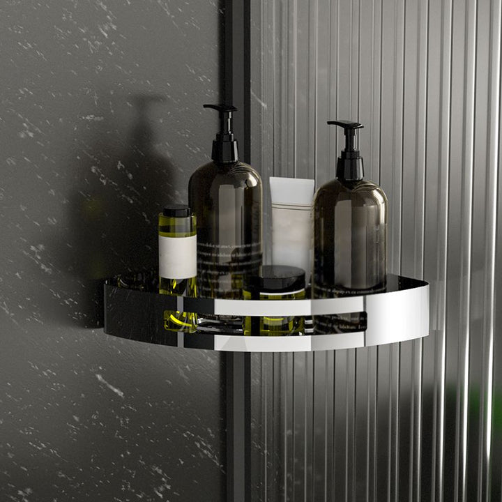 Stornfield | Polished Chrome Modern Bathroom Accessory Set Stainless Steel Triangular Bath Shelf