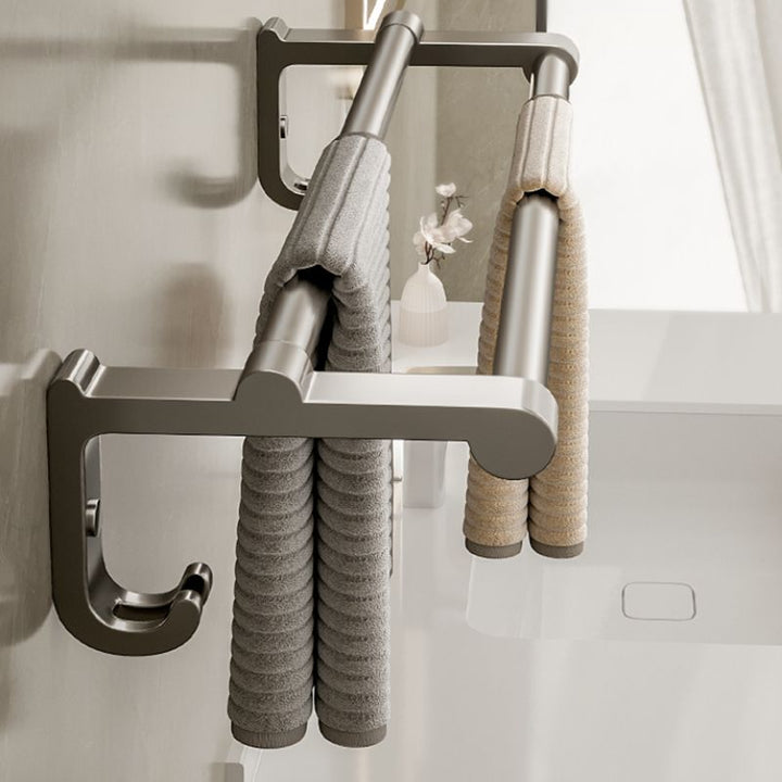Stornfield | Modern Stainless Steel Bathroom Shelf Bathroom Accessories Set Towel Holder Bathroom Set