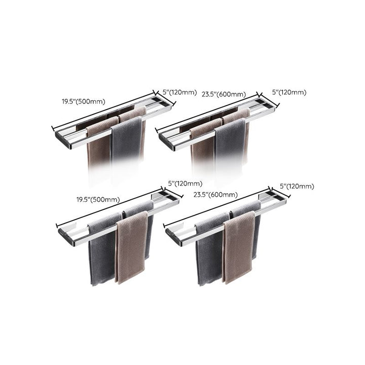 Stornfield | 5-piece modern bathroom accessories as single item or in set Polished chrome bathroom set